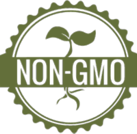 Plant icon noting "Non-GMO"